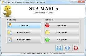 Sistema Completo P/ Emissão E Controle De Carnês