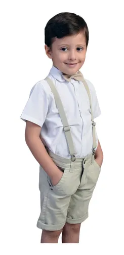 Roupa Pajem Conjunto Infantil Menino Festa batizado Envioj