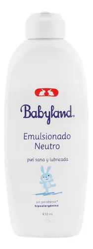 Emulsionado Babyland Neutro Hipoalergénico 410ml Hidratación
