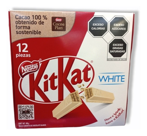 Chocolate Kit Kat Oblea Crujiente 12 Piezas