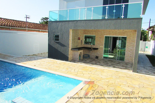 Imagem 16 de 30 de Casa Em Itanhaem Sobrado Com 4dorms 4banheiros Piscina Churrasqueira Local Nobre Proximo A Praia Vaga 4 Carros Ch223