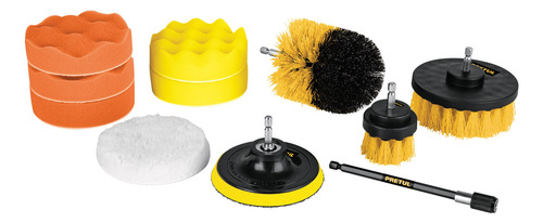 Juego De 11 Accesorios Multiusos Para Taladro Pretul 27190