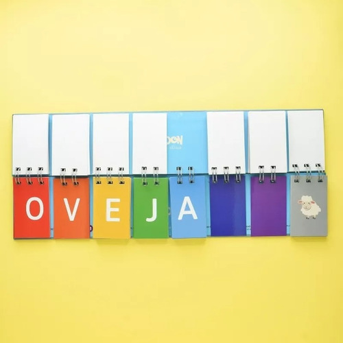 Libro Móvil De Letras - Juego Para Aprender Las Palabras