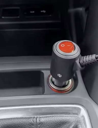 Cable 12v Starlink Mini Para Vehiculo Con Tecla Y Luz. Negro