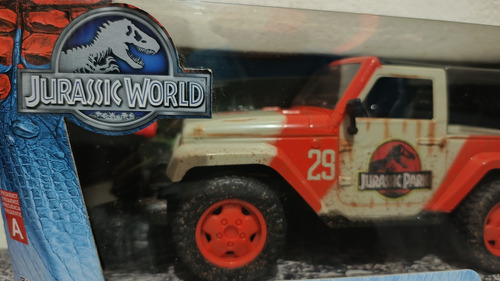 Jeep Wrangler # 29 R/c Jurassic World Control Remoto Arena (Usado)