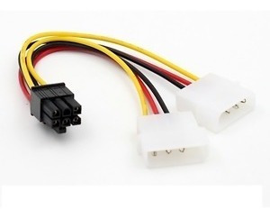 Imagen 2 de 3 de Cable Adaptador Molex A 1pci E 6 Pines Para Placas Video