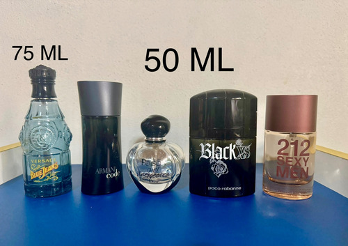 Frascos De Perfume Vacíos Originales (con Caja Algunos) (Usado)