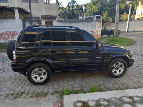Imagem 4 de 14 de Tracker 2008 Preta 4x4 Completa + Teto Solar