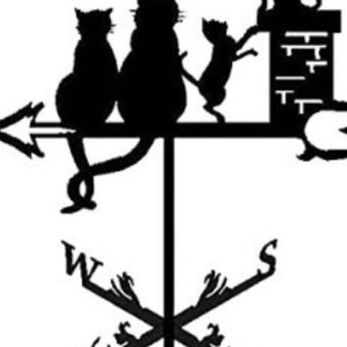 ' Indicador De Dirección Del Viento De La Yarda De Gato