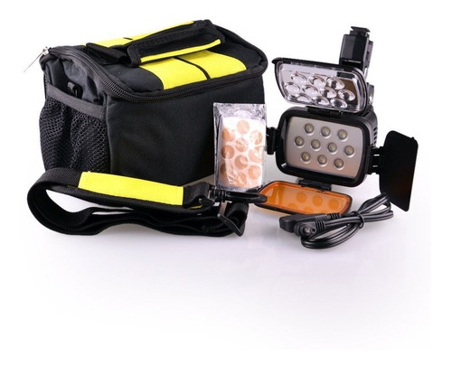 Imagem 6 de 8 de Kit Led-vl001a + Bateria Np-970 + Carregador C/ Nota Fiscal