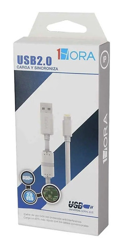 Cable Para iPhone 1.5m Usb 2.0 De Carga Rápida 1hora