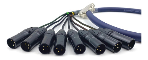 Bouunciy Db25 A Xlr Cable De Serpiente Macho, Db25 Macho A 8