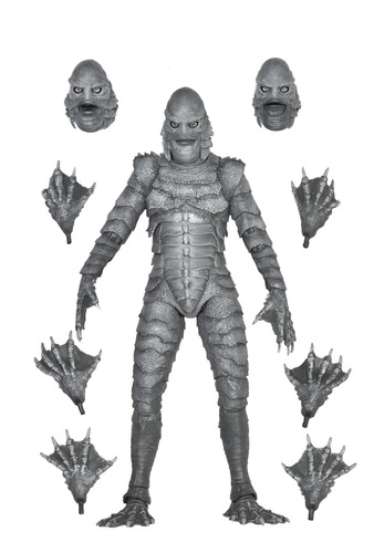 Neca Ultimate Creature From The Black Lagoon Black & White