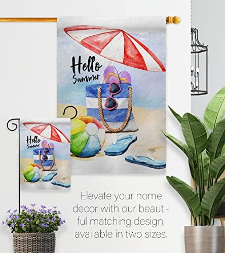 Juego De Banderas Breeze Decor Hot Beach Day Colgador De Par
