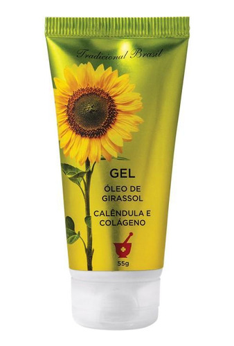 Gel Óleo De Girassol Calêndula E Colágeno Cicatrizante