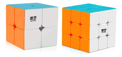 Juego De 2 Cubo De Rubik Qidi S 2x2 Y Warrior W 3x3