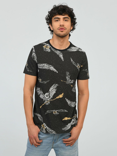 Arg Harry Potter Playera Original Hedwig Lechuza Hogwarts An