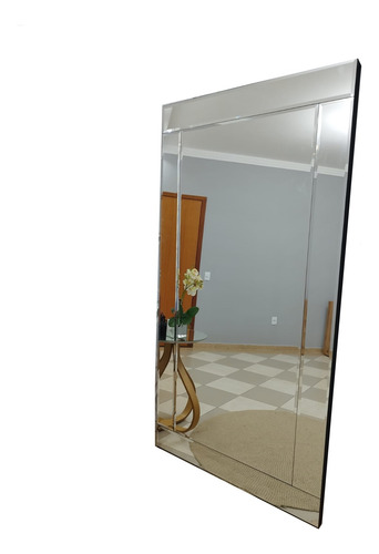 Espelho Todo Em Bisotê 80x130 Cm 9 Peças Pequeno