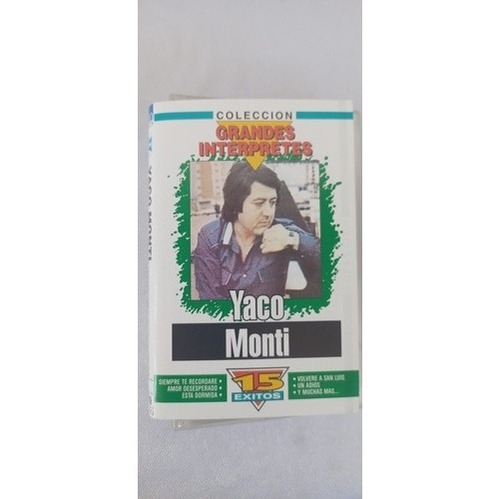 Cassette  Yaco Monti Grandes Interpretes 