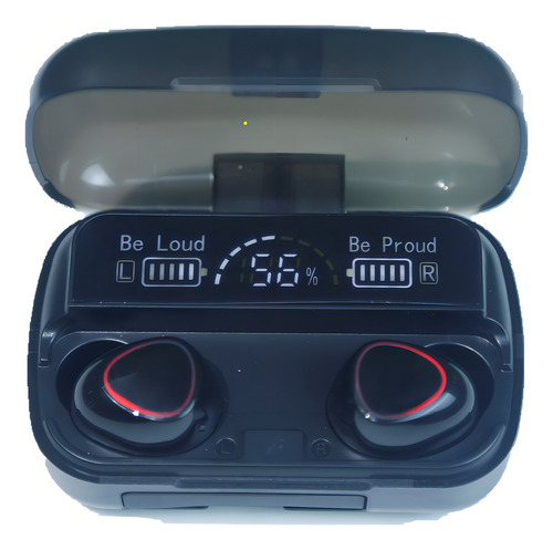 Audifono In Ear Tactil Bluetooth Bw-m10 Color Negro