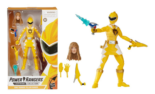 Power Rangers Dino Thunder Yellow Ranger Lightning Collectio
