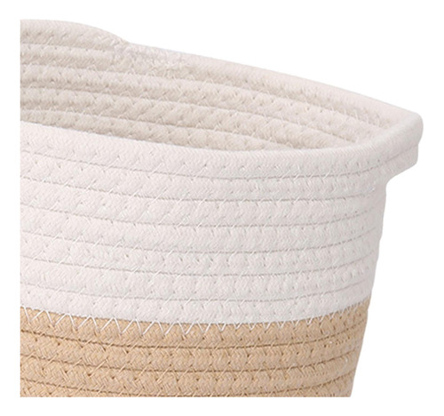 Cesta De Cuerda Tejida Para Juguetes De Bebé, Cesta M