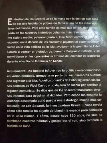A7 Los Bacardi Una Familia El Ron Y La Revolución Cubana (Usado)