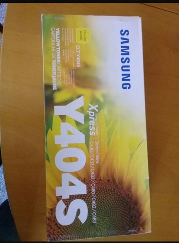 Toner Samsung Y404 Amarillo Original Clt Y404s/xap Verificab