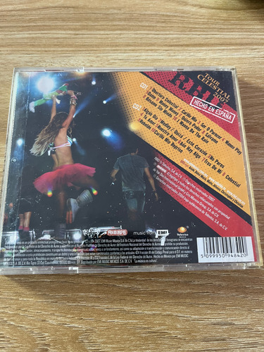 Rbd Tour Celestial 2007 Hecho En España Cd Doble Estándar (Usado)