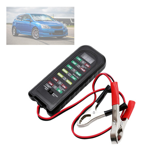 3 Probador De Batería De Coche 12v 24v Analizador De