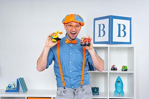 Mini Vehiculos Blippi Paquete De 2, Excavadora Y Camion De
