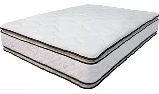Colchón Super King Espuma Alta Densidad Doble Pillow 200 X 2