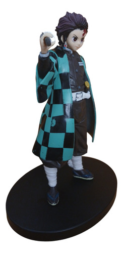 Figura Demon Slayer Tanjiro Kamado Importado En Caja 16 Cm
