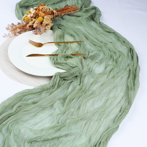 Mantel De Gasa De Gasa Para Mesa, 1 Pieza, Gasa, Estopilla A