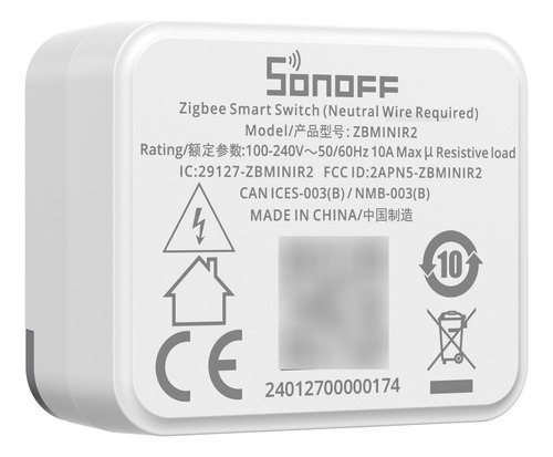 Sonoff Zbmini R2 Zigbee 3.0 Zbmini Extreme (zbminir2) Alexa