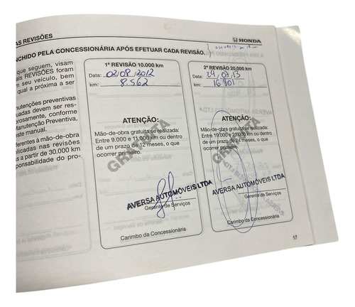 Manual Do Proprietário Honda Crv 2007 2008 2009 2010 2011 (Usado)