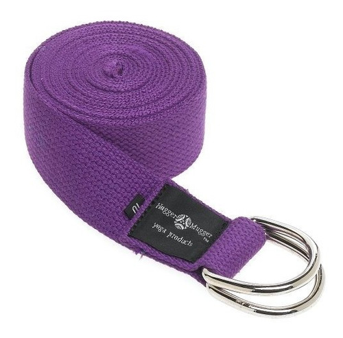 Hugger Mugger D-ring Yoga Strap (púrpura, 8 Pies)