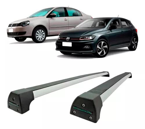 Rack De Teto Alum Polo Hatch/ Sedan 2003 Até 2017 Long Life