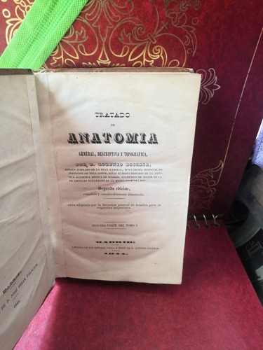 Tratado De Anatomía. Lorenzo Boscasa.