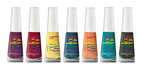 Imagem 1 de 1 de Avon Color Trend - Kit 7 Esmaltes - Coleção Pride