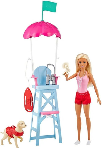 Barbie Salvavidas Set De Playa