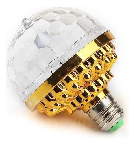 . Lazhu Cristal Magic Ball Rgb Led Stage Disco Lamp