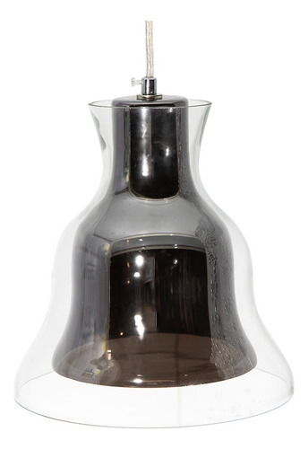 Lámpara Colgante Vintage Cobre / Níquel Satinado E27 1 Luz