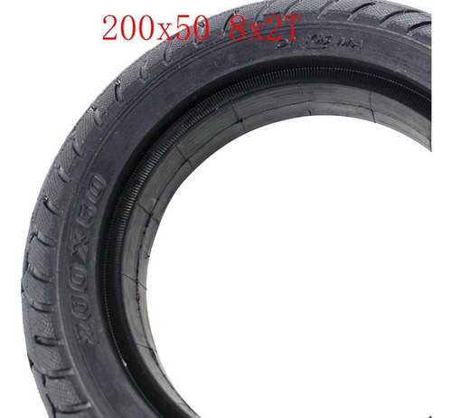 Pneu Contínuo Do Pneu 200x50 Do Trotinette De 8 Polegadas