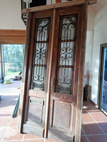 Puerta Principal De Cedro Antigua.