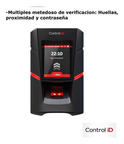 Imagen 5 de 8 de Control De Acceso C/reconoc De Huella Y Rfid Control Id