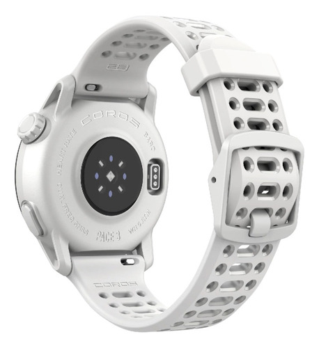 Reloj Deportivo Gps Coros Pace 3 Malla Silicona White Gris Silicona Blanco Blanco