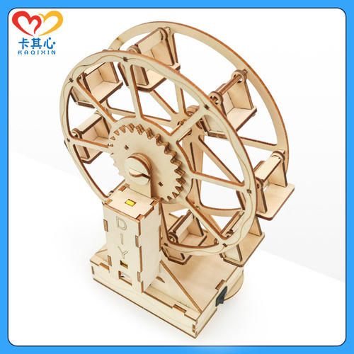 Kit De Madera De Juguete Mecánico De Construcción Ferris Whe