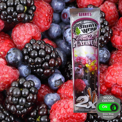 Blunt Wrap Berries X2 Seda Papel Armar - Modo Cultivo Devoto