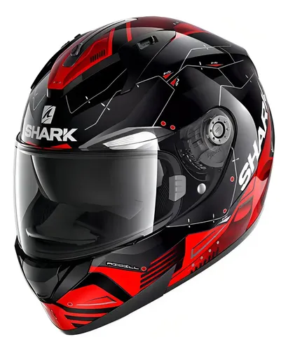Capacete Shark Ridill 1.2 Mecca Krs Cor Preto/vermelho 58